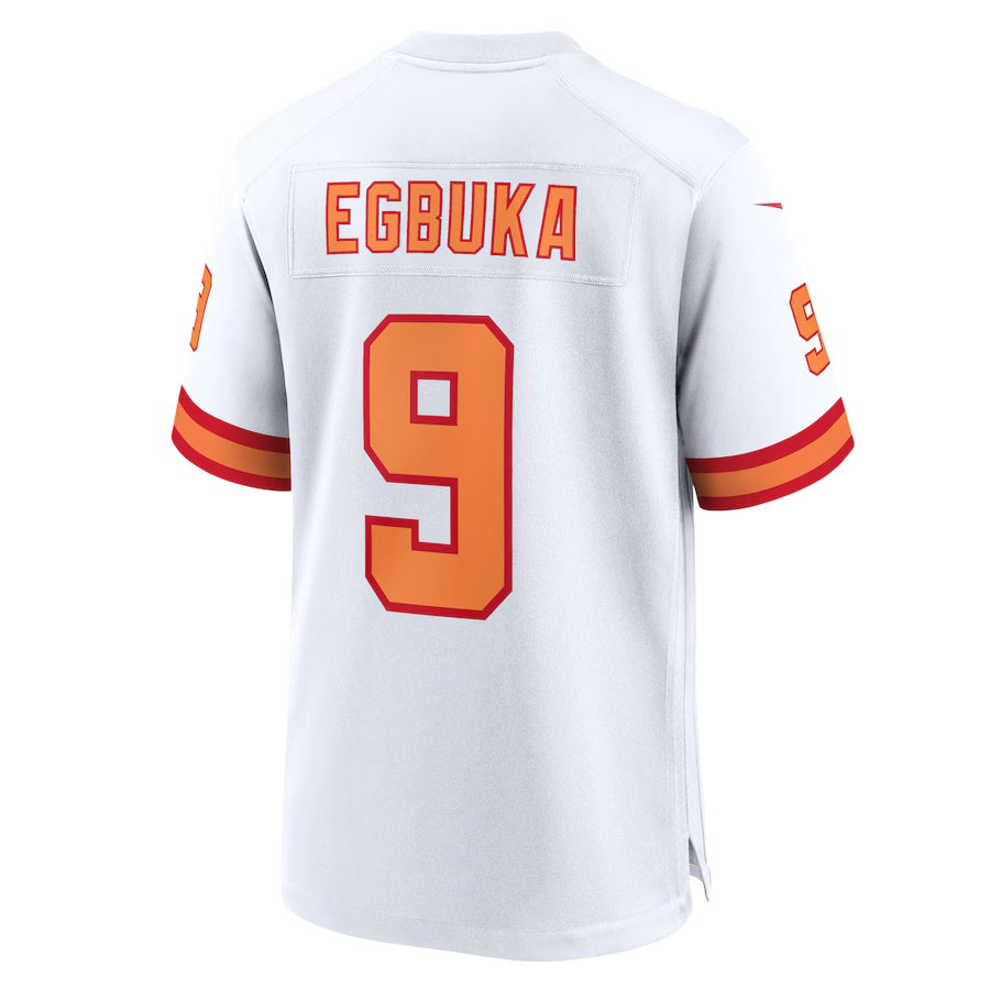 Leino TB.Buccaneers #9 Emeka Egbuka '76 White  50th Season Game Jersey