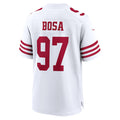 Leino SF.49ers #97 Nick Bosa White  Player Game Jersey