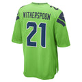 Leino S.Seahawks #21 Devon Witherspoon Neon Green  Secondary Alternate Game Jersey