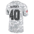 Leino TB.Buccaneers #40 Mike Alstott Arctic Camo  2024 Salute to Service Retired Player Limited Jersey