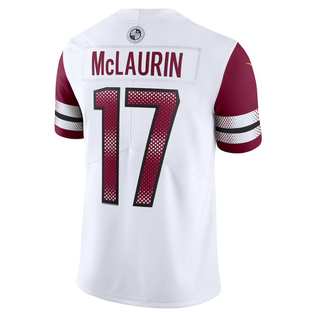 Leino W.Commanders #17 Terry McLaurin White Puhics Vapor Limited Jersey