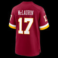 Leino W.Commanders #17 Terry McLaurin Burgundy Puhics Game Jersey
