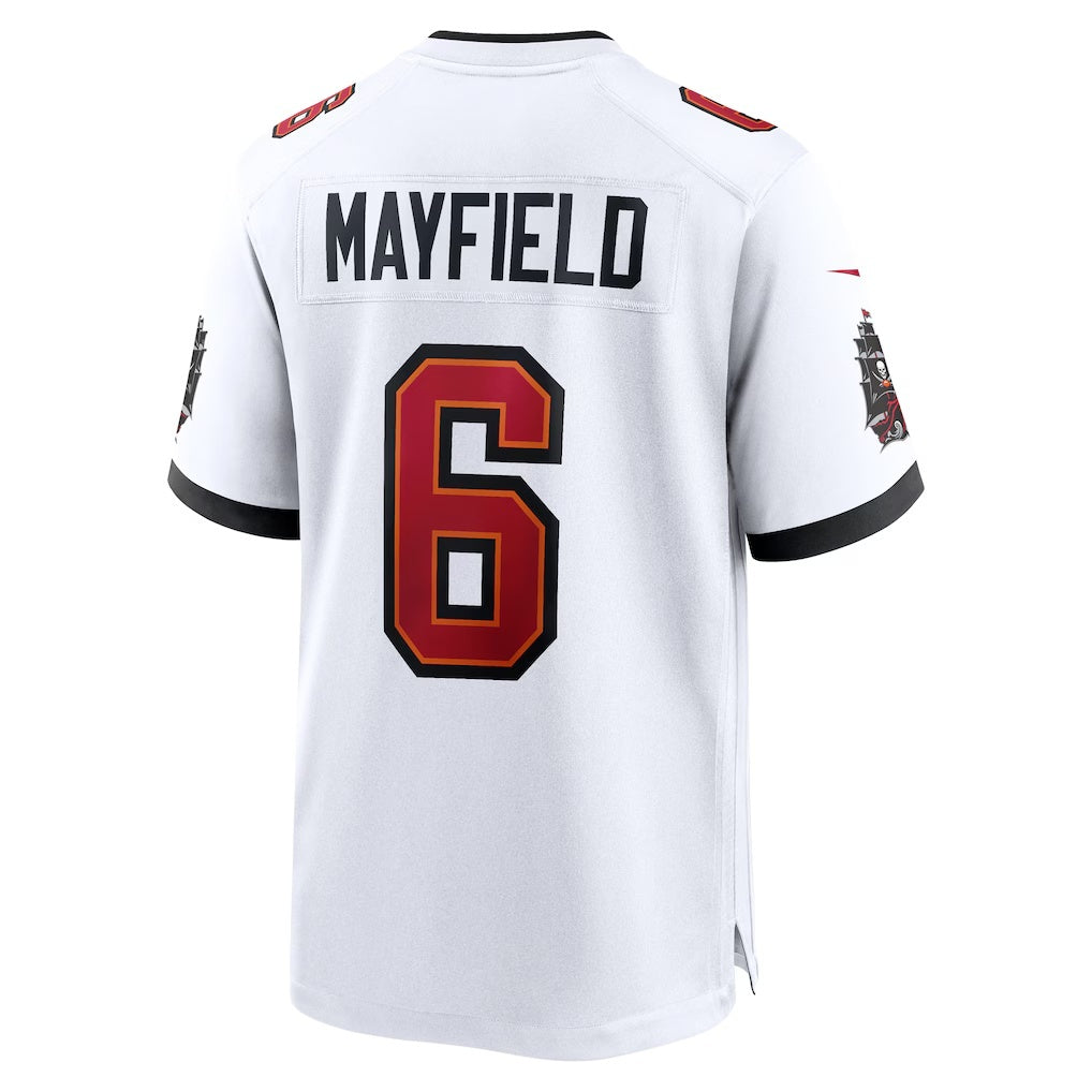 Leino TB.Buccaneers #6 Baker Mayfield White  Away Game Jersey