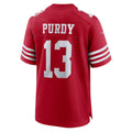 Leino SF.49ers #13 Brock Purdy Scarlet  Game Player Jersey