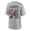 Leino SF.49ers #54 Fred Warner Gray  Atmosphere Fashion Game Jersey