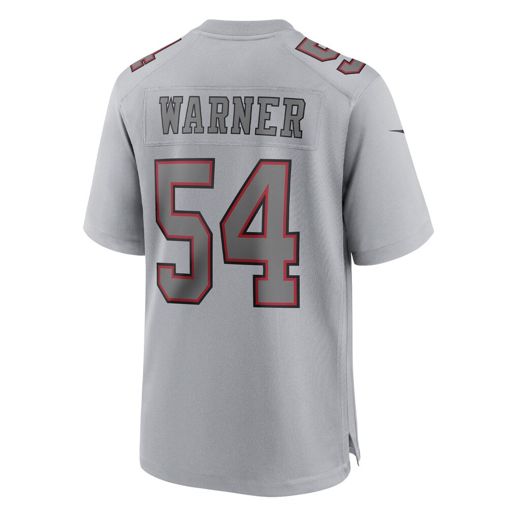Leino SF.49ers #54 Fred Warner Gray  Atmosphere Fashion Game Jersey