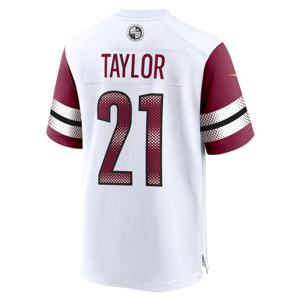 Leino W.Commanders #21 Sean Taylor White Puhics Retired Player Game Jersey