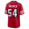 Leino SF.49ers #54 Fred Warner Scarlet  Alternate Game Jersey