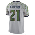 Leino S.Seahawks #21 Devon Witherspoon 2025 Rivalries Collection Limited Jersey - Wolf Gray