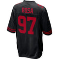 Leino SF.49ers #97 Nick Bosa Black  Fashion Game Jersey