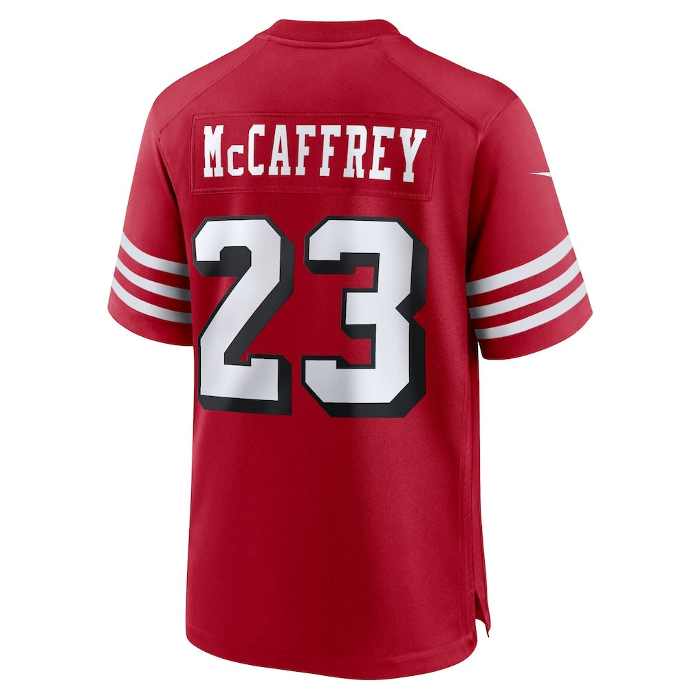 Leino SF.49ers #23 Christian McCaffrey Scarlet  Alternate Game Player Jersey