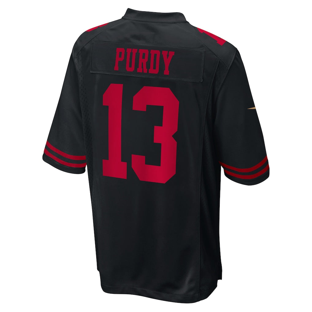 Leino SF.49ers #13 Brock Purdy Black  Fashion Game Jersey