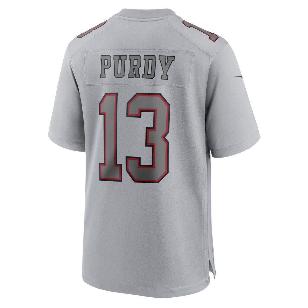 Leino SF.49ers #13 Brock Purdy Gray  Fashion Game Jersey
