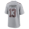 Leino SF.49ers #13 Brock Purdy Gray  Fashion Game Jersey