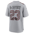 Leino SF.49ers #23 Christian McCaffrey Gray  Fashion Game Jersey