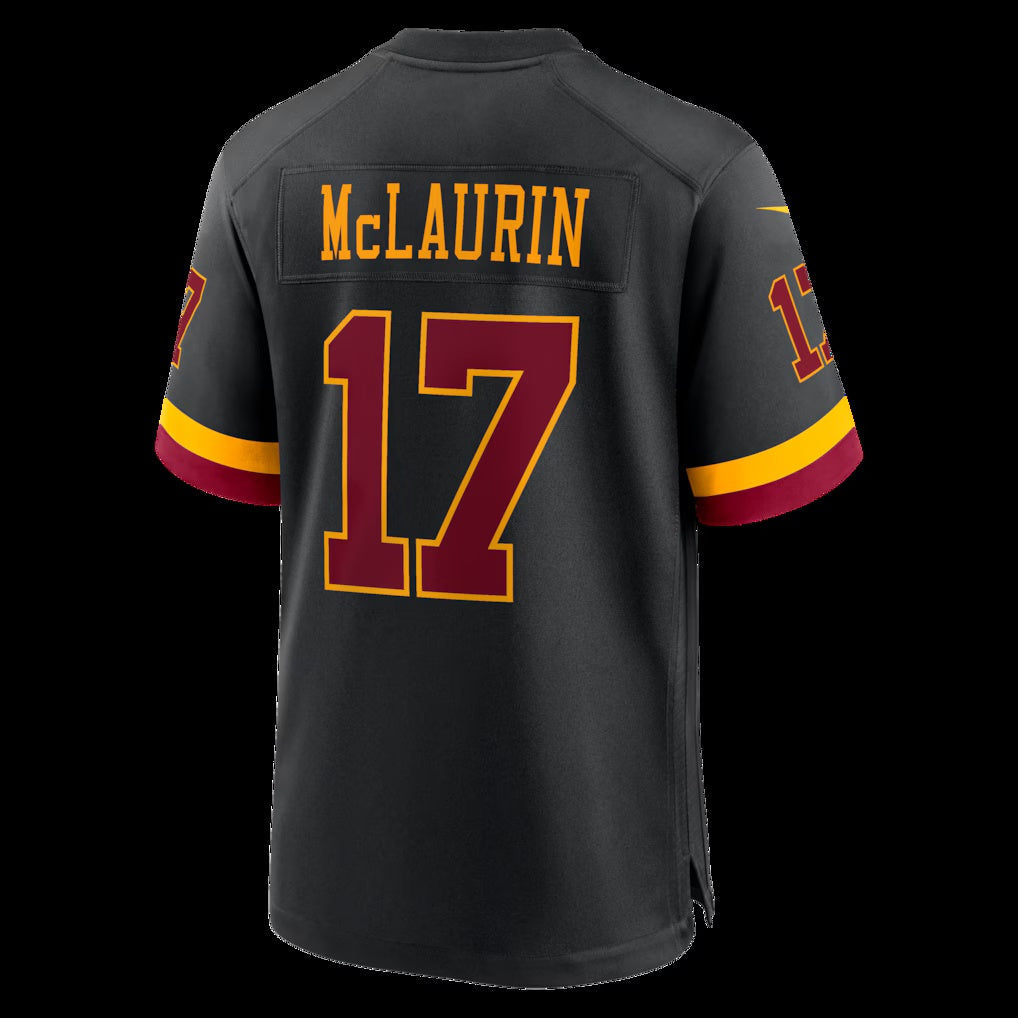 Leino W.Commanders #17 Terry McLaurin Black Puhics Hail Raiser Alternate Game Jersey