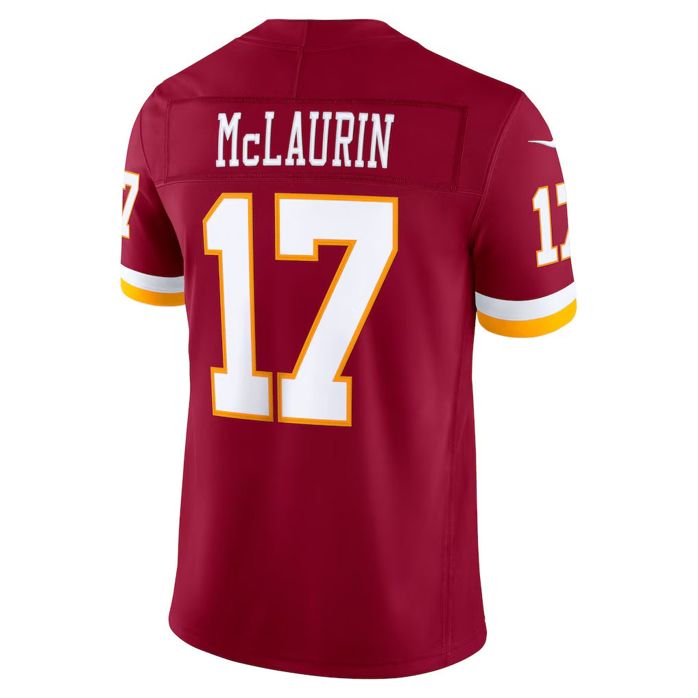 Leino W.Commanders #17 Terry McLaurin Burgundy Puhics Vapor F.U.S.E. Sewn Down Limited Jersey