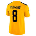 Leino P.Steelers #8 Aaron Rodgers Gold  Alternate Vapor F.U.S.E. Limited Jersey
