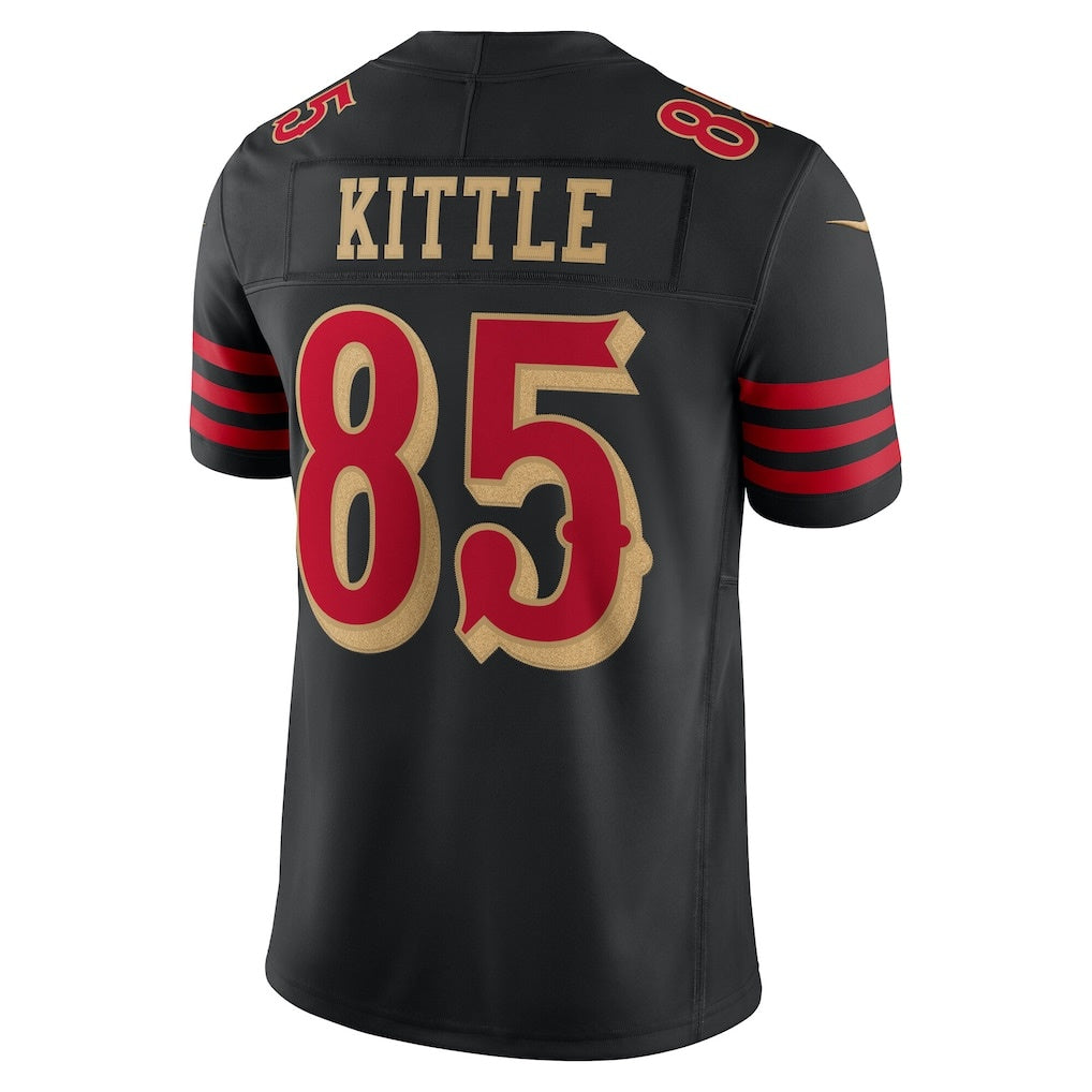 Leino SF.49ers #85 George Kittle Black  2025 Rivalries Collection Limited Jersey