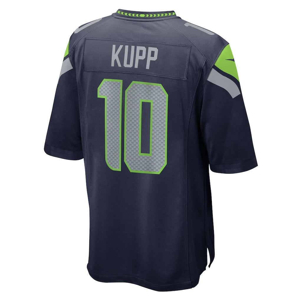 Leino S.Seahawks #10 Cooper Kupp College Navy  Team Game Jersey