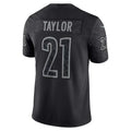 Leino W.Commanders #21 Sean Taylor Black Puhics Retired Player RFLCTV Limited Jersey
