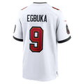 Leino TB.Buccaneers #9 Emeka Egbuka White  50th Season Patch Game Jersey
