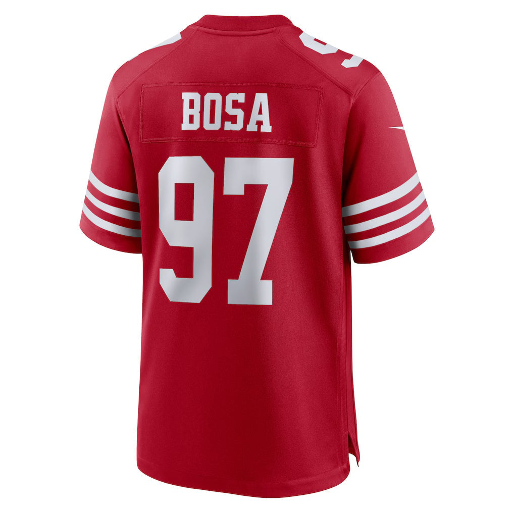Leino SF.49ers #97 Nick Bosa Scarlet  Player Game Jersey