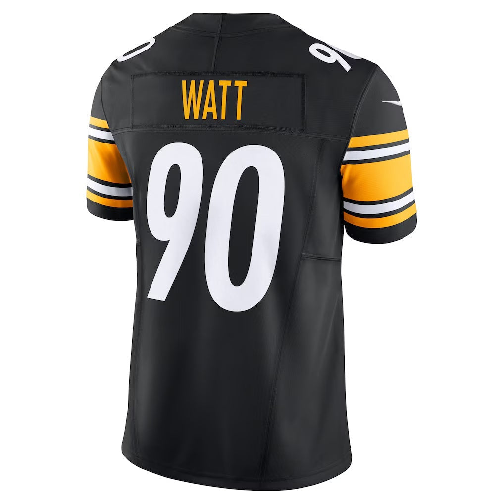 Leino P.Steelers #90 T.J. Watt Black  Vapor F.U.S.E. Limited Jersey