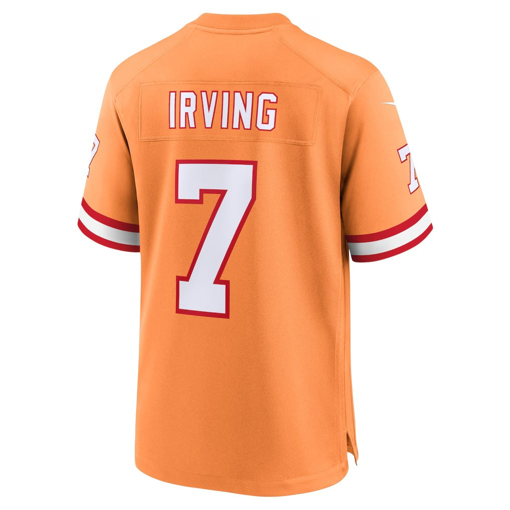 Leino TB.Buccaneers #7 Bucky Irving Orange  Alternate Game Jersey