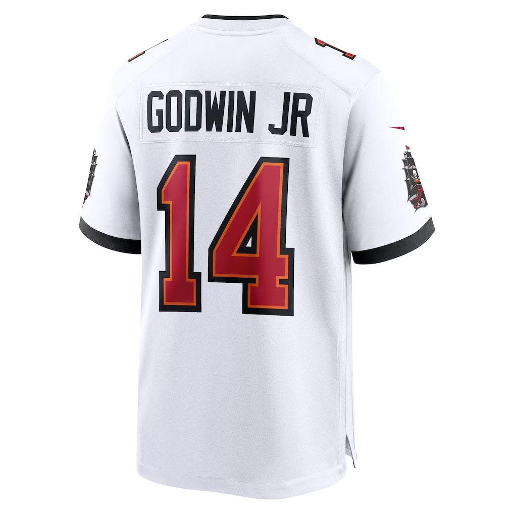 Leino TB.Buccaneers #14 Chris Godwin Jr. White  Game Player Jersey