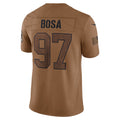 Leino SF.49ers #97 Nick Bosa Salute To Service Limited Jersey - Brown