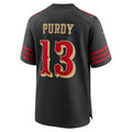 Leino SF.49ers #13 Brock Purdy 2025 Rivalries Collection Game Jersey - Black