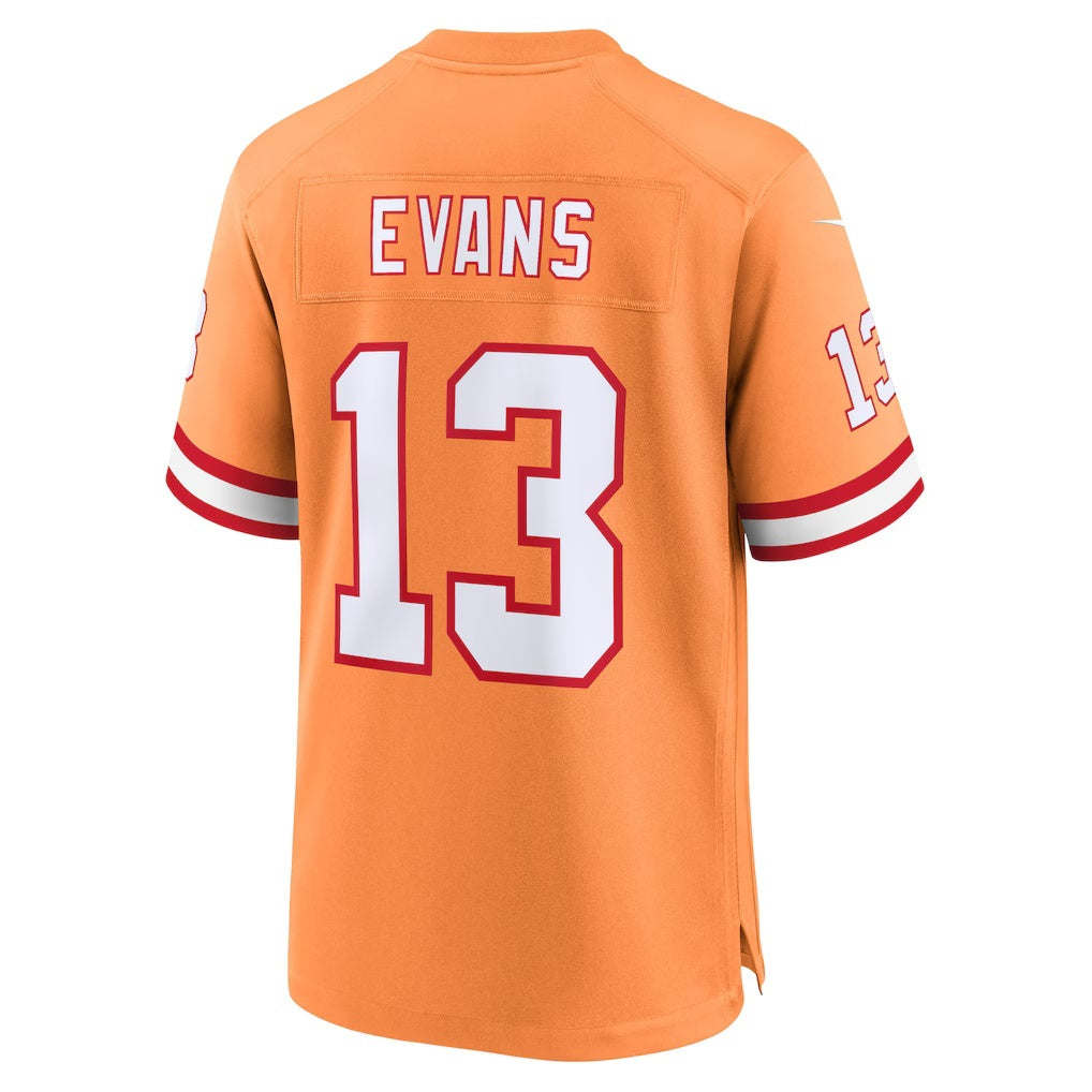 Leino TB.Buccaneers #13 Mike Evans Orange  Creamsicle 50th Season Game Jersey