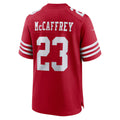 Leino SF.49ers #23 Christian McCaffrey Scarlet  Game Player Jersey