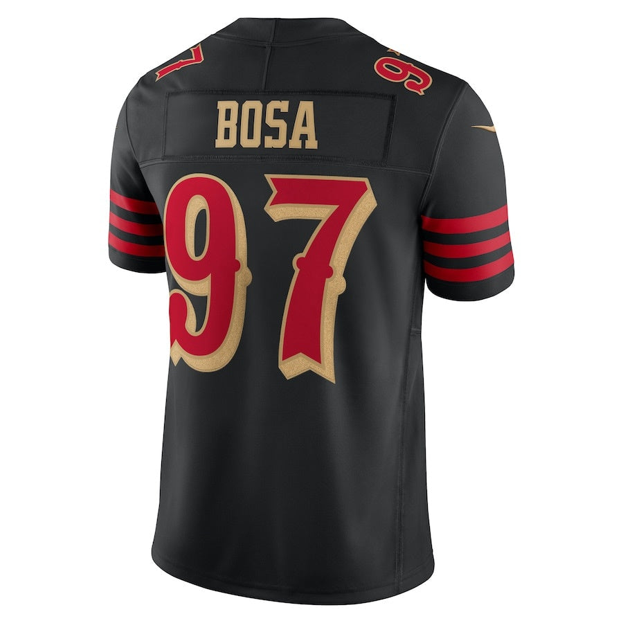Leino SF.49ers #97 Nick Bosa 2025 Rivalries Collection Limited Jersey - Black