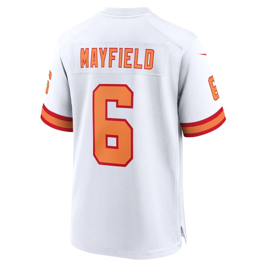 Leino TB.Buccaneers #6 Baker Mayfield '76 White  Player Game Jersey