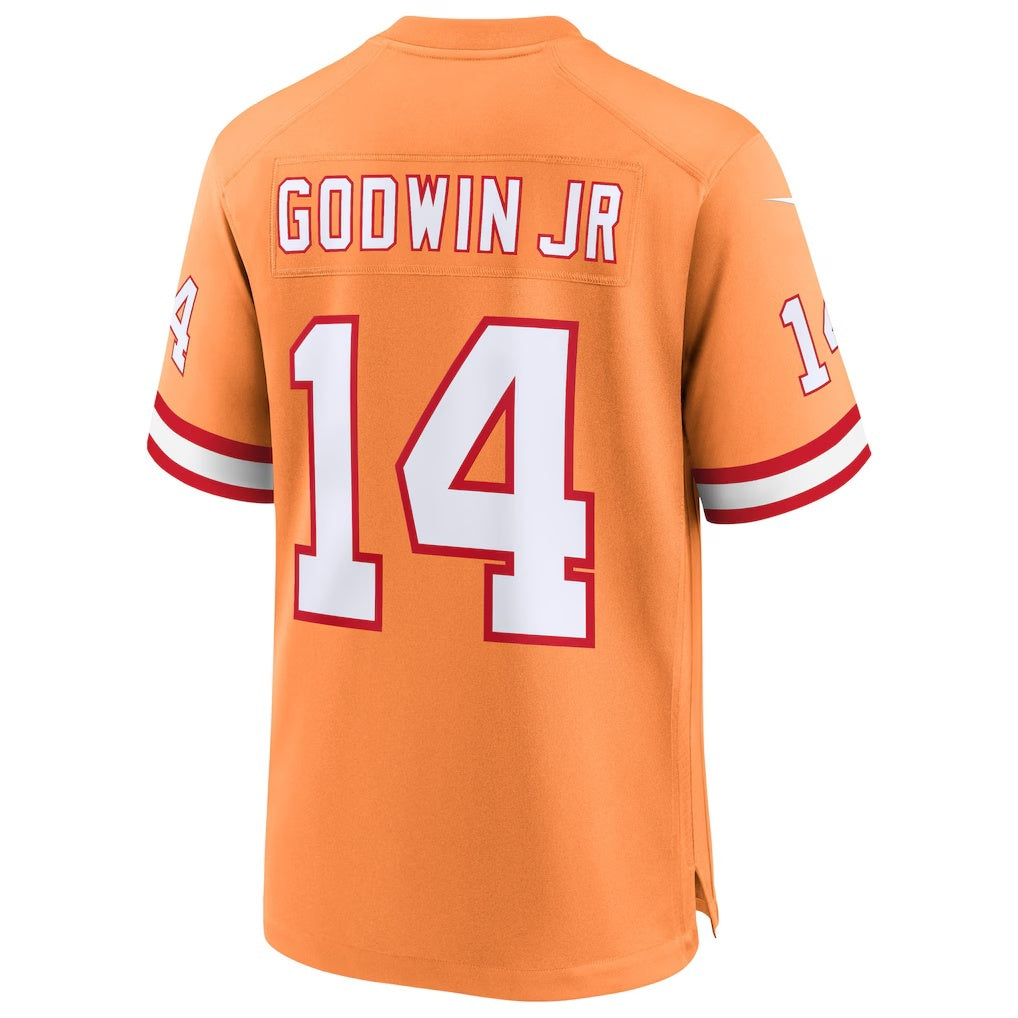 Leino TB.Buccaneers #14 Chris Godwin Jr. Orange  Creamsicle 50th Season Game Jersey