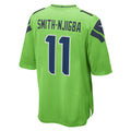 Leino S.Seahawks #11 Jaxon Smith-Njigba Neon Green  Secondary Alternate Game Jersey