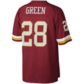 Leino W.Football Team #28 Darrell Green Mitchell & Ness Burgundy Puhics Legacy Replica Jersey