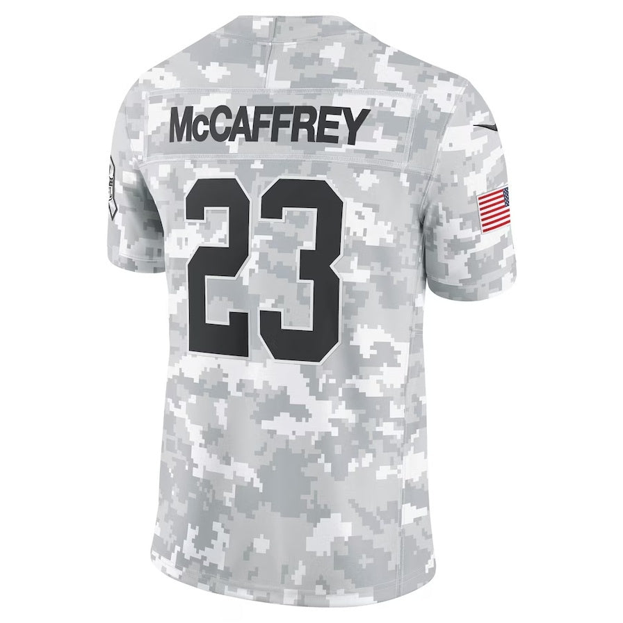 Leino SF.49ers #23 Christian McCaffrey 2025 Rivalries Collection Limited Jersey - Black