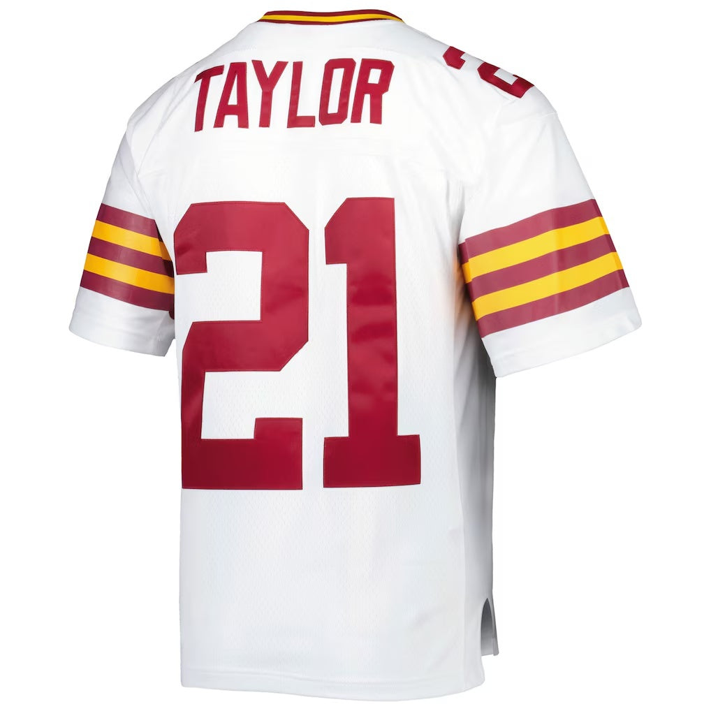 Leino W.Commanders #21 Sean Taylor Mitchell & Ness White Puhics Big & Tall Legacy Retired Player Jersey