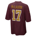 Leino W.Football Team #17 Terry McLaurin Burgundy Puhics Alternate Game Jersey