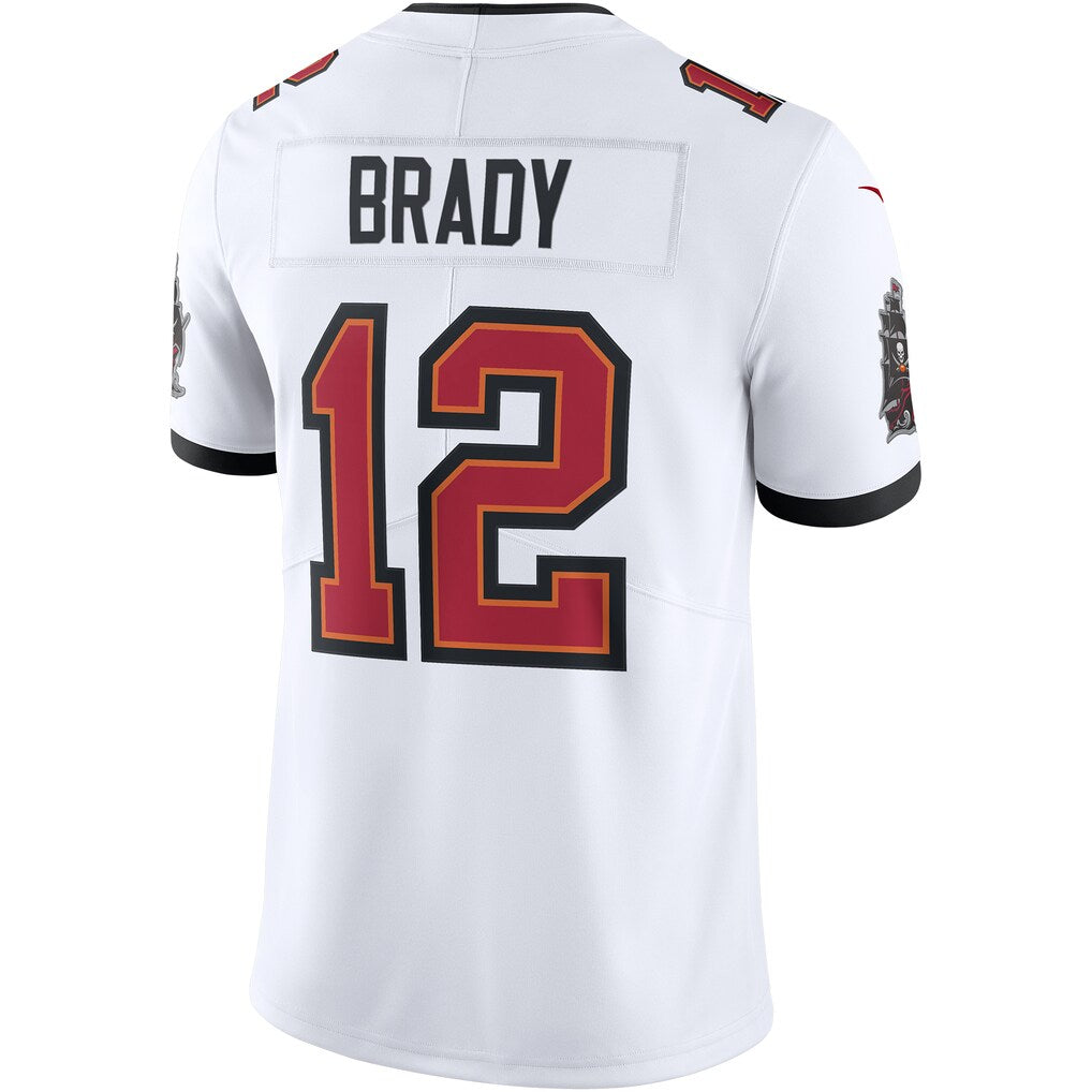 Leino TB.Buccaneers #12 Tom Brady White  Vapor Limited Jersey