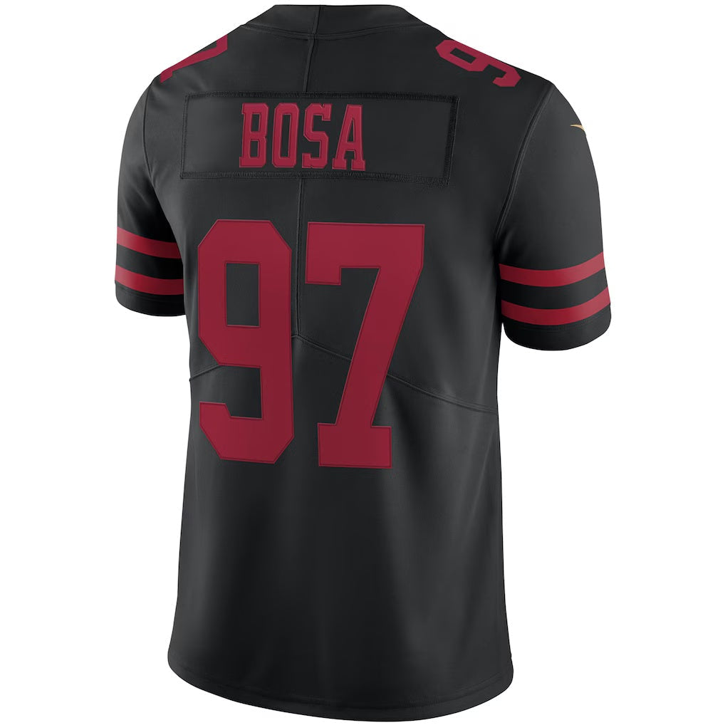 Leino SF.49ers #97 Nick Bosa Black  Vapor Limited Jersey