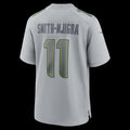 Leino S.Seahawks #11 Jaxon Smith-Njigba Gray  Atmosphere Fashion Game Jersey