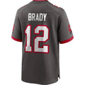 Leino TB.Buccaneers #12 Tom Brady Alternate - Game Jersey - Pewter