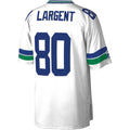 Leino S.Seahawks #80 Steve Largent Mitchell & Ness White  Legacy Replica Jersey