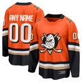 Leino Custom A.Ducks Orange Home Breakaway Jerseys
