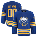 Leino Custom B.Sabres Royal Home Authentic Pro Stitched Jerseys
