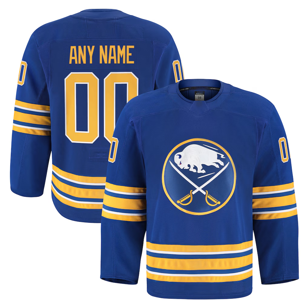 Leino Custom B.Sabres Royal Home Authentic Pro Stitched Jerseys